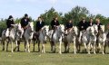 La famille Manaud à cheval